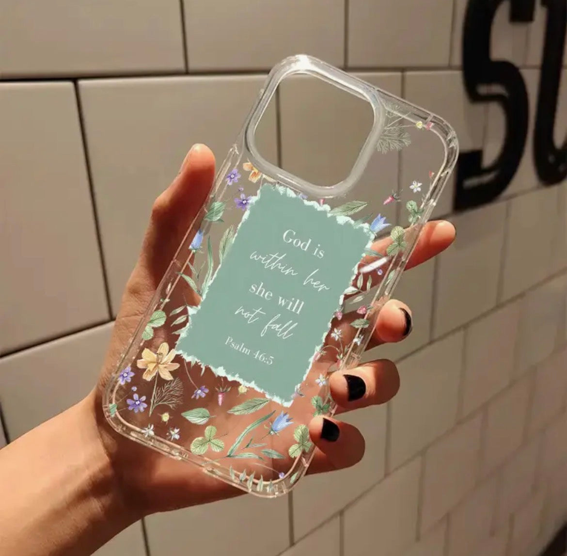 Unshakable Faith Phone Cover – Psalm 46:5