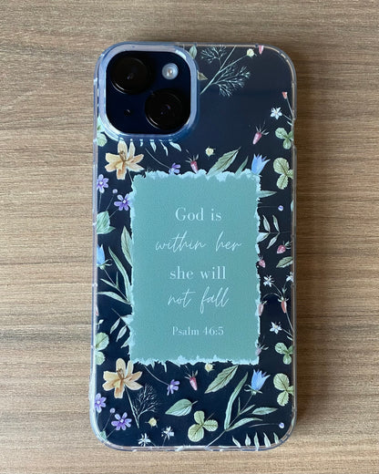 Unshakable Faith Phone Cover – Psalm 46:5