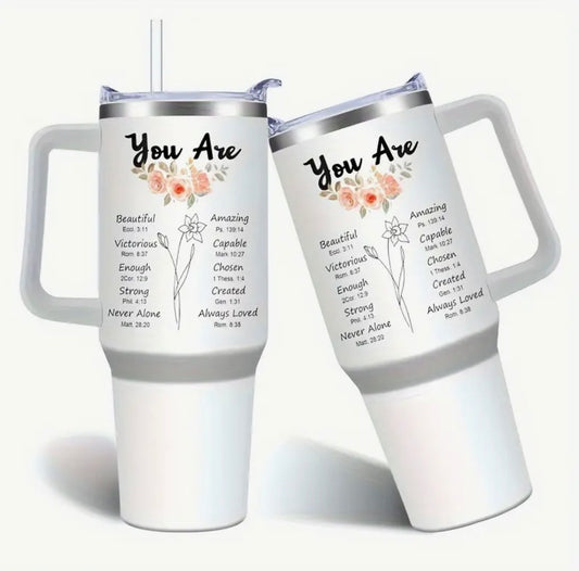 All4Christ 1.2L “You are” Affirmations Christian Tumbler